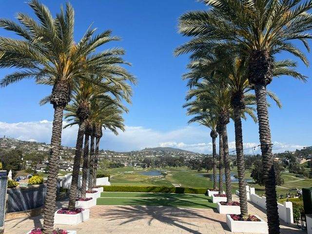 View from the Omni La Costa Resort and Spa overlooking the Carlsbad, CA hills