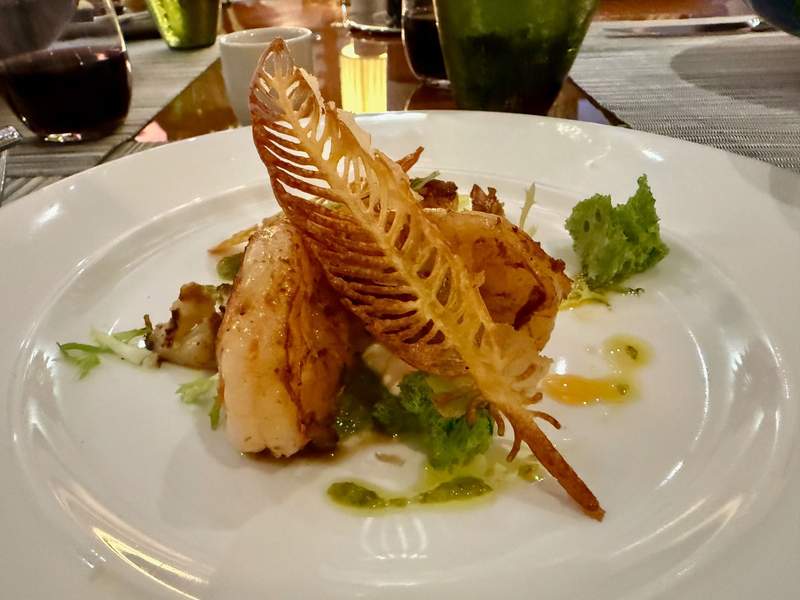 An elegant and delicious dish aboard Windstar Cruises  Star Breeze