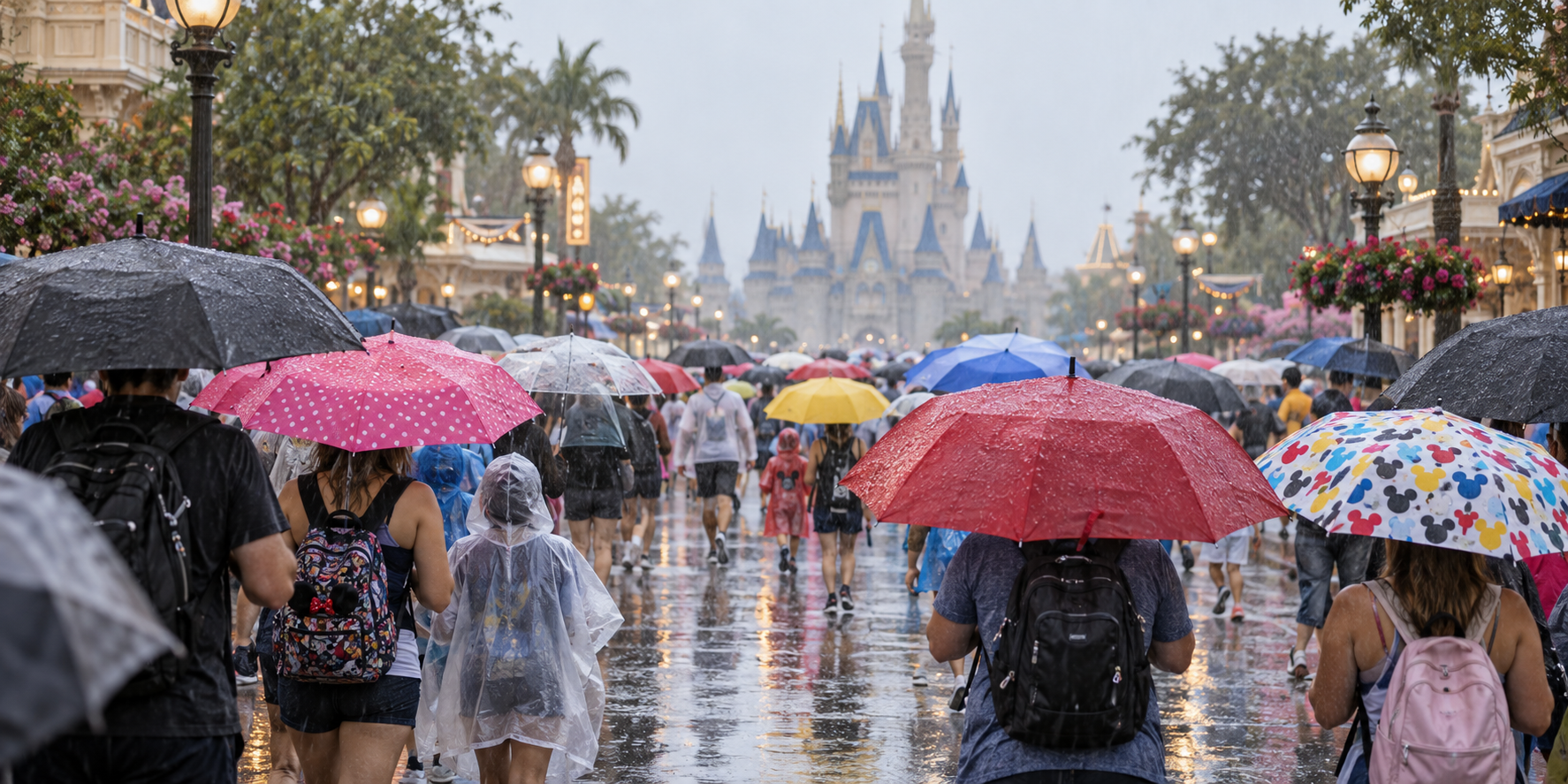 Rainy Day at Disney: Tips for Visiting Disney World Parks in the Rain
