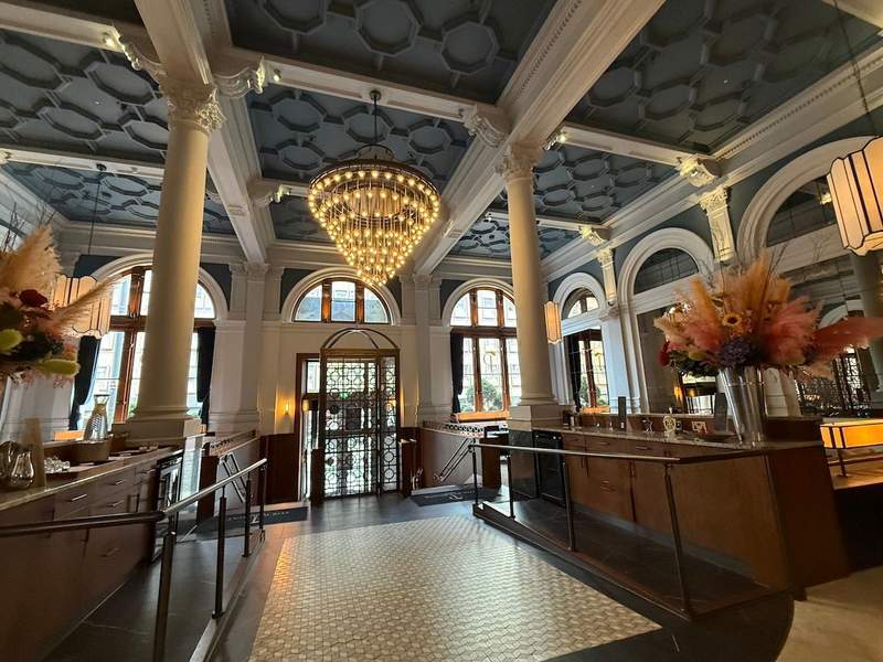  Elegant interior of The Parkgate Hotel in Cardiff Wales