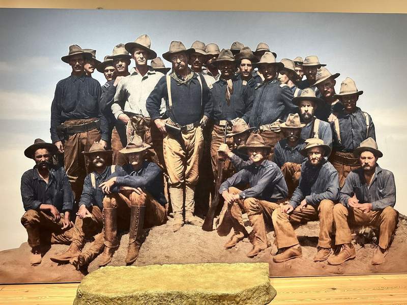 A photo of the Rough Riders.
